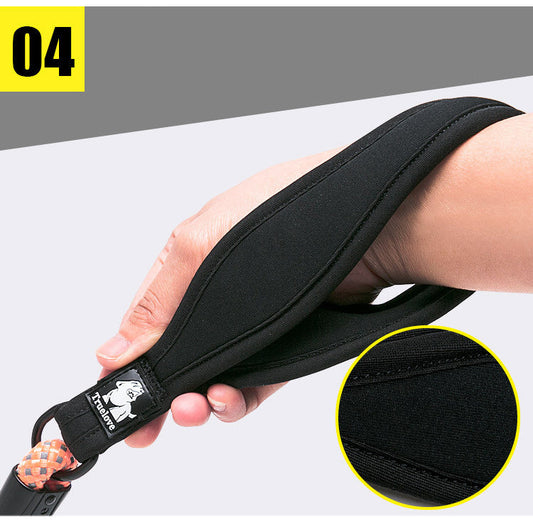 JMT-623178 Durable Dog Walking Rope in Orange, Light Green, Gray, and Black - 180cm Length, Various Diameters Available