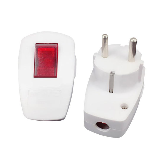 JMT-623370 European Standard 16A Two-Pole 250V Wiring Plug for Electrical Appliances