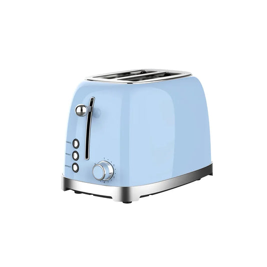 JMT-623498 Retro 2-Slice Electric Toaster with 1-6 Level Browning Control for Everyday Use
