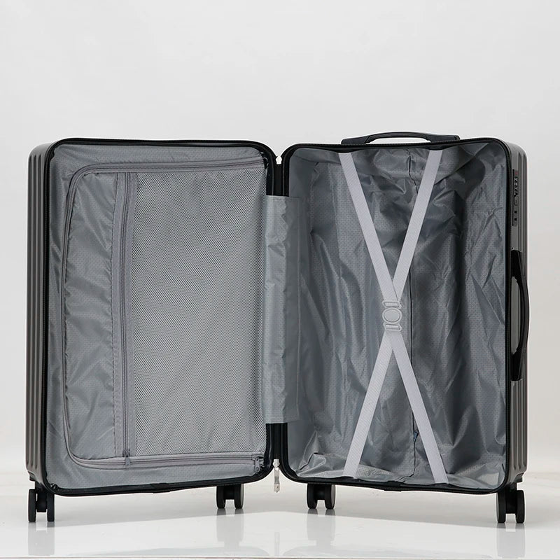 JMT-623882 Lightweight Soft Suitcase Luggage Set with Wheels - Three-Piece Travel Collection