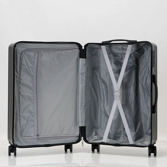 JMT-623882 Lightweight Soft Suitcase Luggage Set with Wheels - Three-Piece Travel Collection