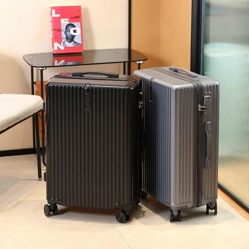 JMT-623882 Lightweight Soft Suitcase Luggage Set with Wheels - Three-Piece Travel Collection