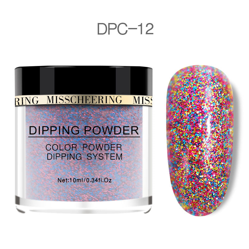 JMT-624138 Laser Glitter Nail Powder for Natural and Artificial Nails - Easy Application, Durable Finish