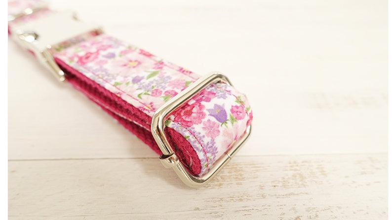 JMT-624330 Classic Pink Flower Fairy Leash Set - Durable Polyester with Multiple Size Options (XS to XL)