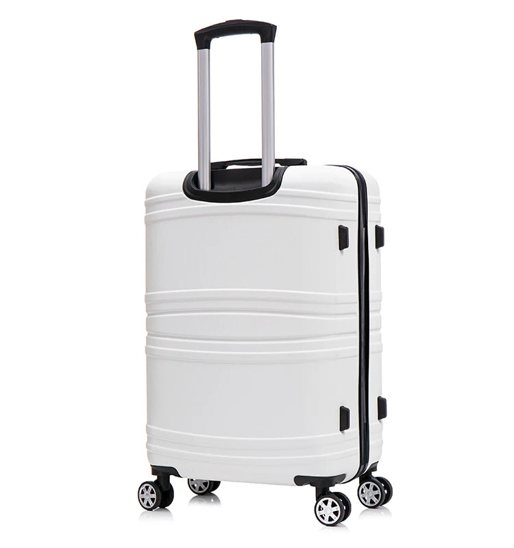 JMT-624714 Fashionable 3-Piece Travel Trolley Suitcase Set with Double Wheels – 20"/24"/28" Sizes