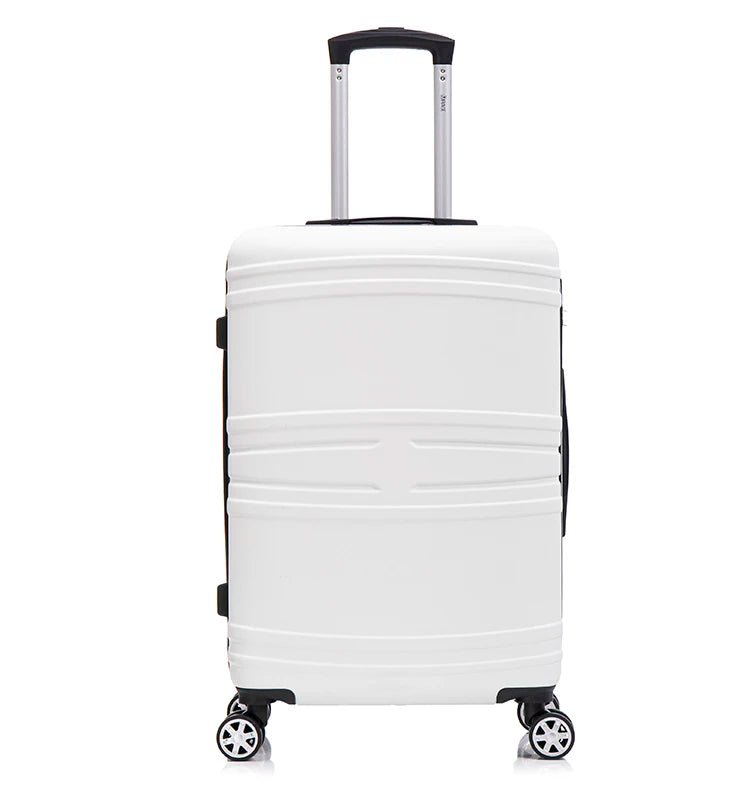 JMT-624714 Fashionable 3-Piece Travel Trolley Suitcase Set with Double Wheels – 20"/24"/28" Sizes