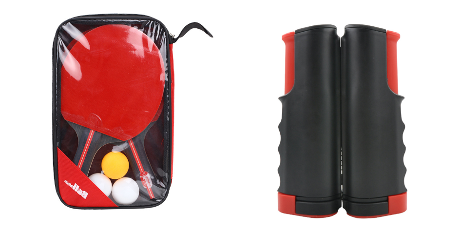 JMT-624906 Table Tennis Racket Set with Storage Bag - Ideal for Players of All Levels