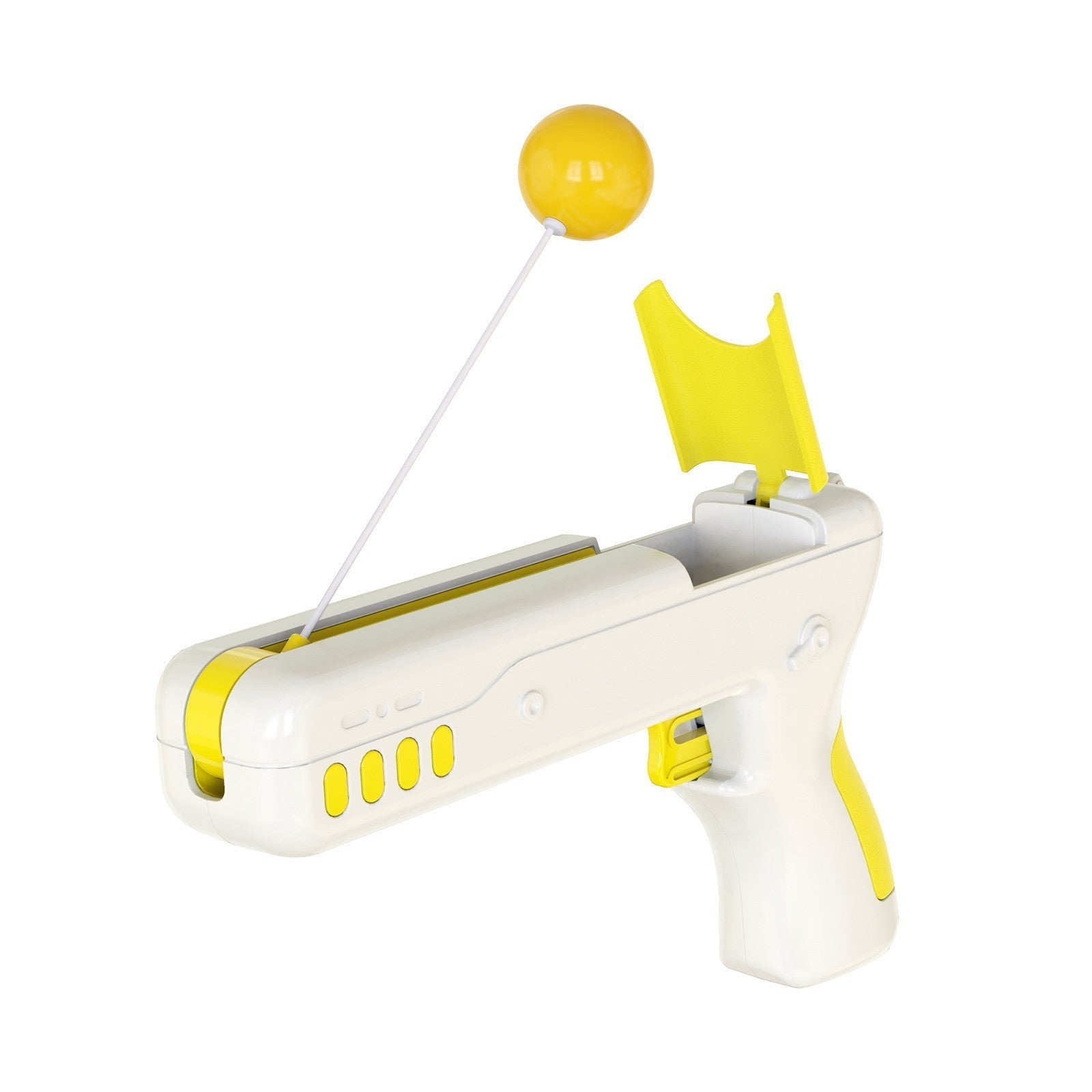 JMT-624970 Interactive Cat Feather Teaser Toy with Colorful Balls