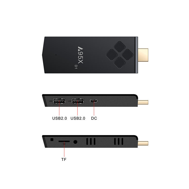 JMT-625162 Android 8.1 4K HD Set-Top Box with 2GB RAM and 16GB Storage