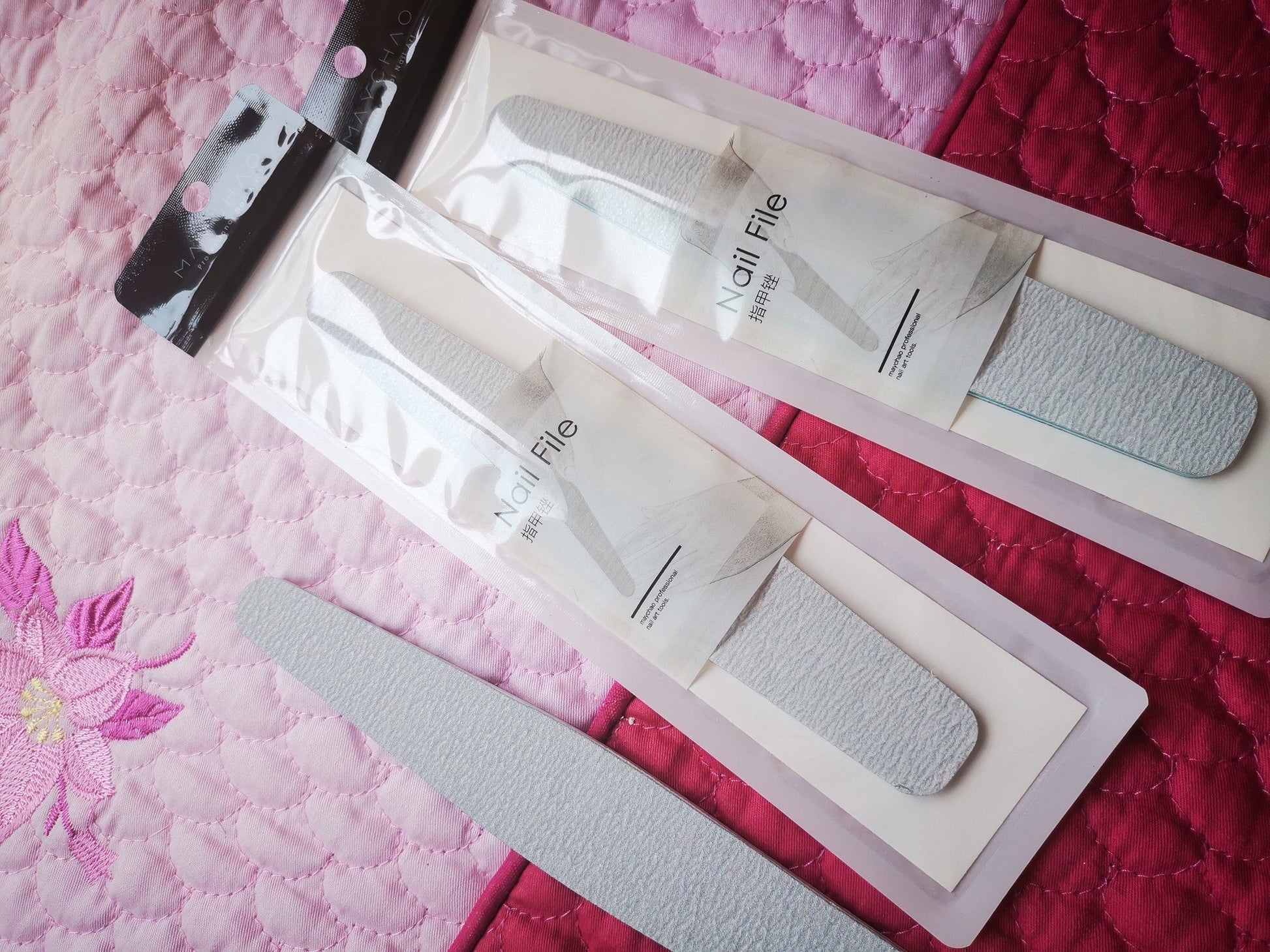 JMT-625290 Nail Polishing & Repair File Set with Sponge and Scrub Strips for Effective Manicure Care