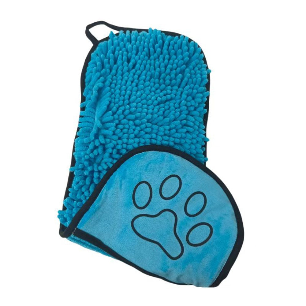 JMT-625610 Absorbent Chenilla Pet Bath Towel for Dogs and Cats, Soft & Quick-Drying, 53x22cm