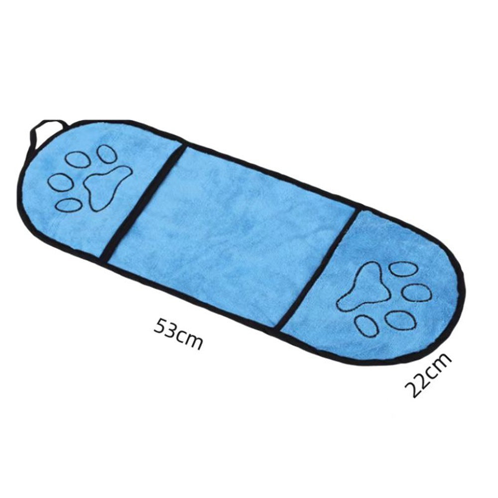 JMT-625610 Absorbent Chenilla Pet Bath Towel for Dogs and Cats, Soft & Quick-Drying, 53x22cm