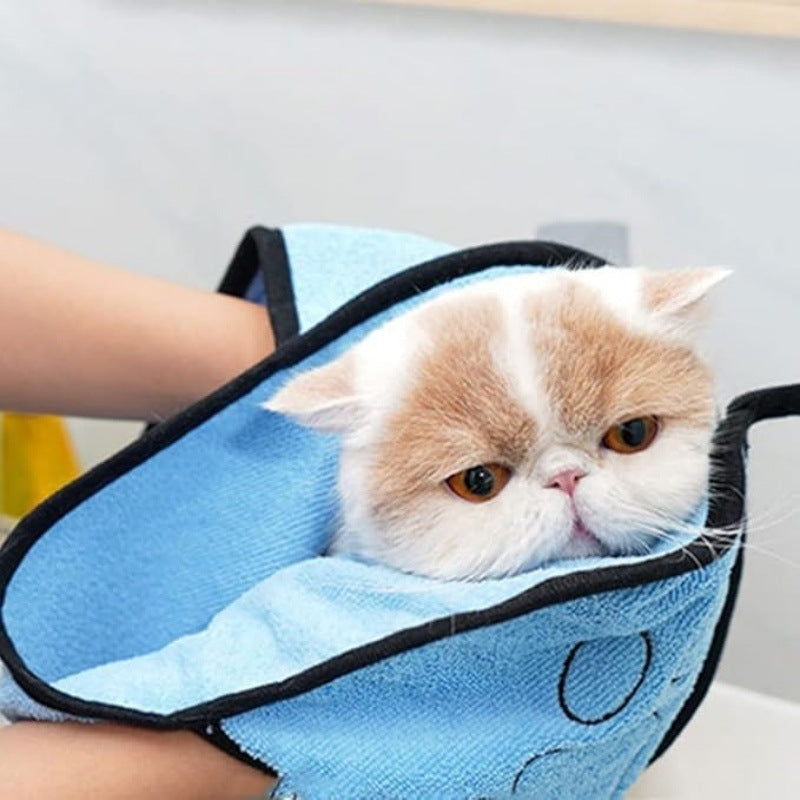 JMT-625610 Absorbent Chenilla Pet Bath Towel for Dogs and Cats, Soft & Quick-Drying, 53x22cm