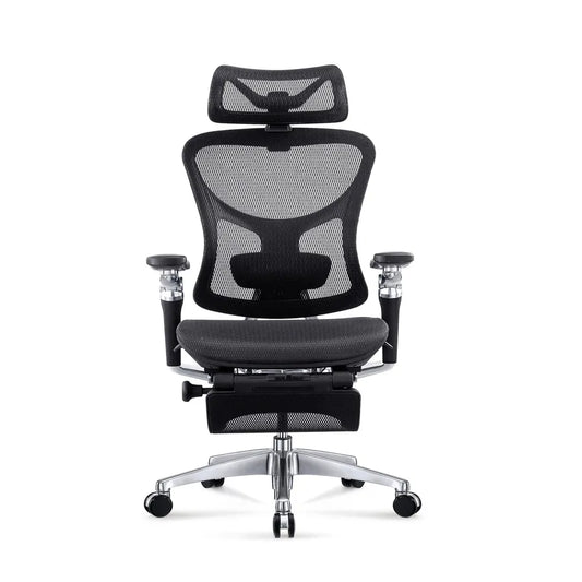 JMT-625738 Luxury Executive Office Chair with Footrest, Ergonomic Swivel Design and 7D Adjustable Armrest
