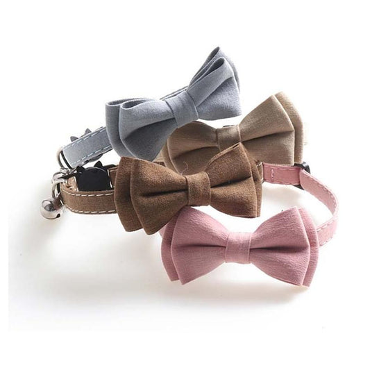 JMT-625802 Solid Color Cloth Pet Collar - 1.0*28CM, Available in Four Colors