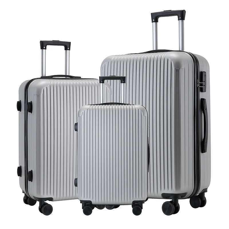 JMT-625866 Custom ABS Trolley Carry-on Luggage Set – 20, 24, 28 Inch Travel Options