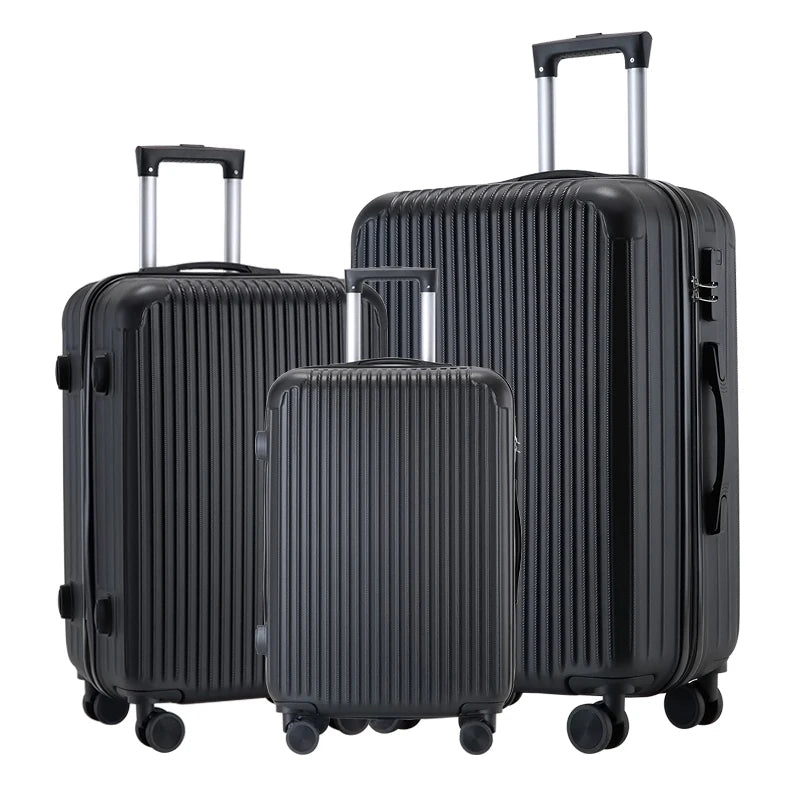 JMT-625866 Custom ABS Trolley Carry-on Luggage Set – 20, 24, 28 Inch Travel Options