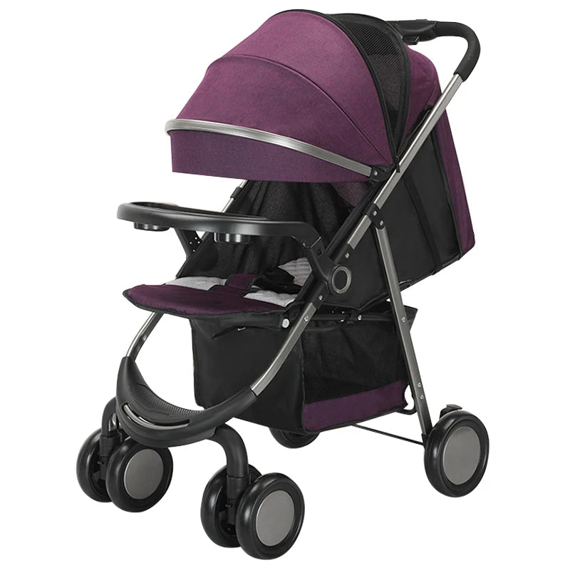 JMT-625994 Luxury Compact Lightweight Baby Pushchair with Integrated Dinner Plate for Travel