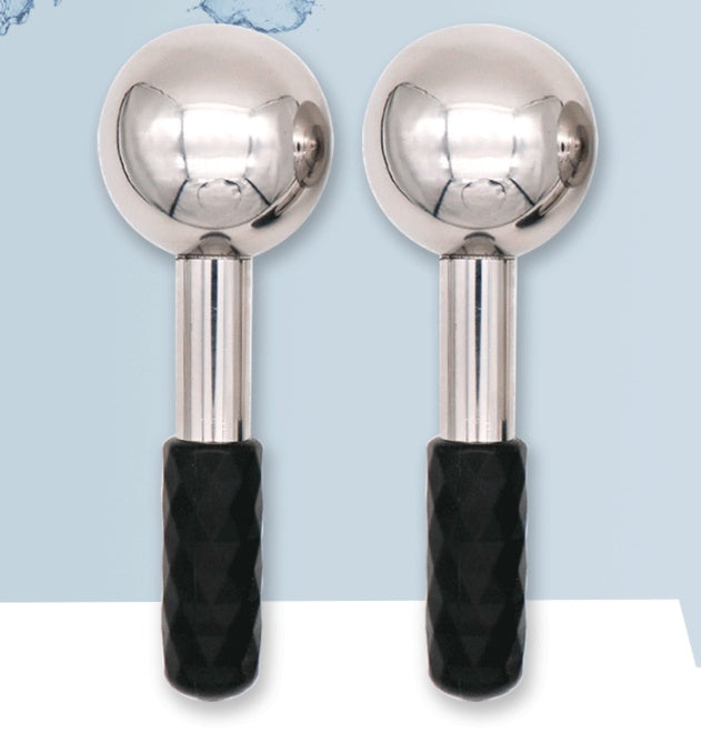 JMT-626122 Stainless Steel Ice Wave Ball for Health Massage and Fitness