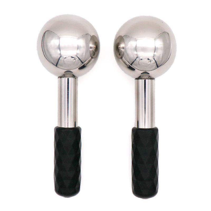 JMT-626122 Stainless Steel Ice Wave Ball for Health Massage and Fitness