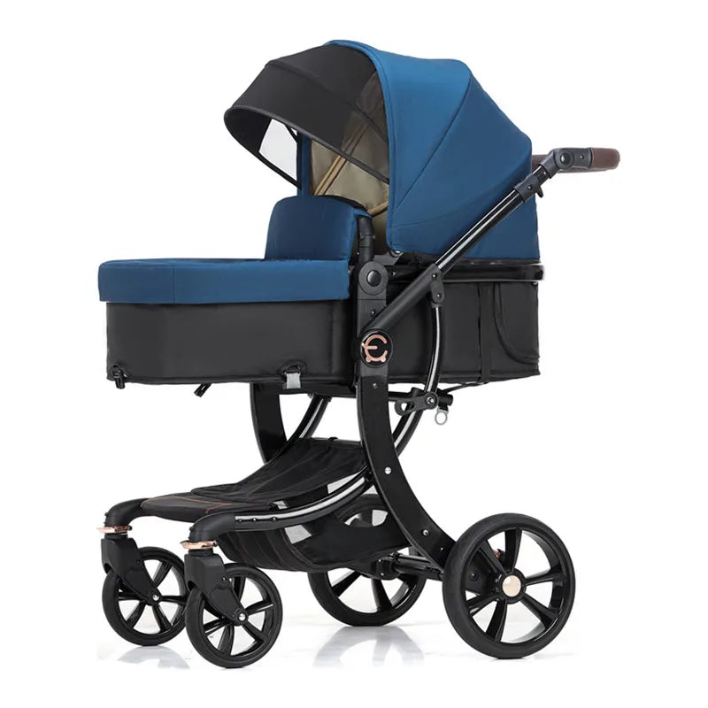 JMT-626314 Detachable Aluminium Folding Baby Stroller for Easy Portability and Comfort