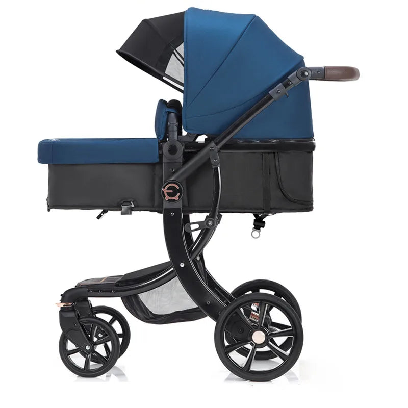 JMT-626314 Detachable Aluminium Folding Baby Stroller for Easy Portability and Comfort