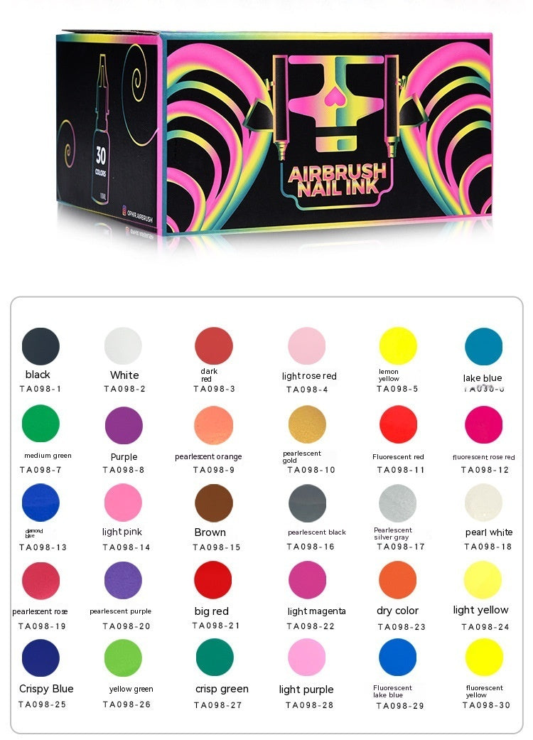 JMT-626570 Multi-Color Water-Based Acrylic Paint Spray Pen for Nail Art and Model Painting