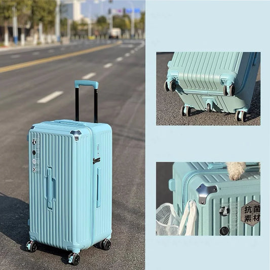 JMT-627018 Unisex Hard Suitcase Luggage with Cup Holder and 3 Handles