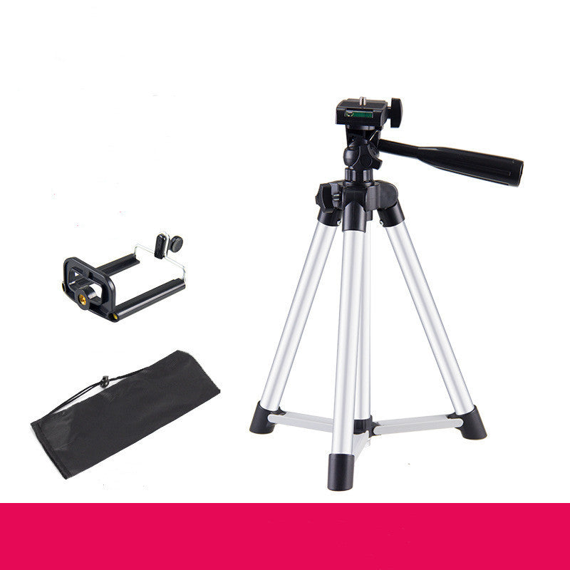 JMT-627146 Adjustable Aluminum Alloy Telescopic Tripod Stand with U-Shaped Clip - Multiple Heights Available