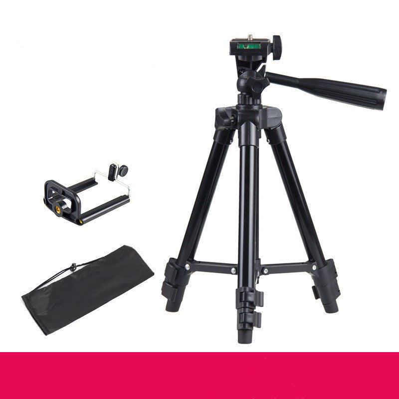 JMT-627146 Adjustable Aluminum Alloy Telescopic Tripod Stand with U-Shaped Clip - Multiple Heights Available