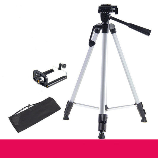 JMT-627146 Adjustable Aluminum Alloy Telescopic Tripod Stand with U-Shaped Clip - Multiple Heights Available