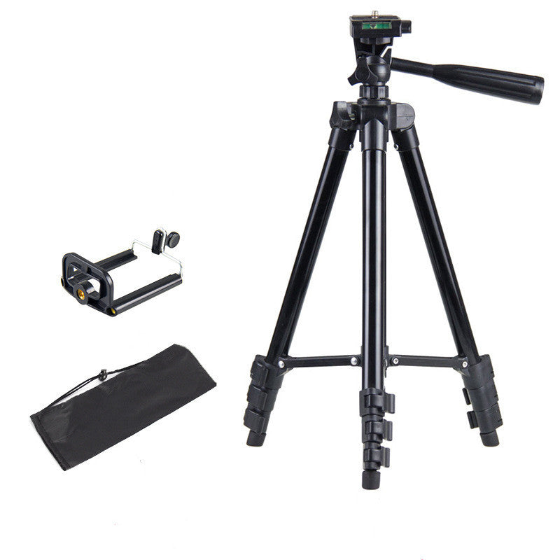 JMT-627146 Adjustable Aluminum Alloy Telescopic Tripod Stand with U-Shaped Clip - Multiple Heights Available