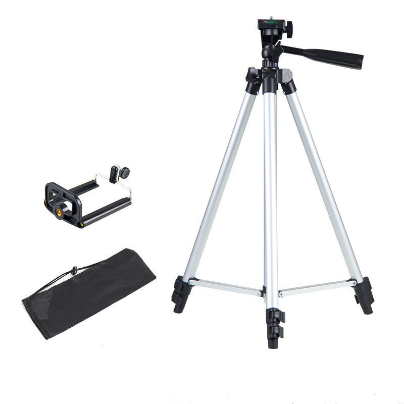 JMT-627146 Adjustable Aluminum Alloy Telescopic Tripod Stand with U-Shaped Clip - Multiple Heights Available