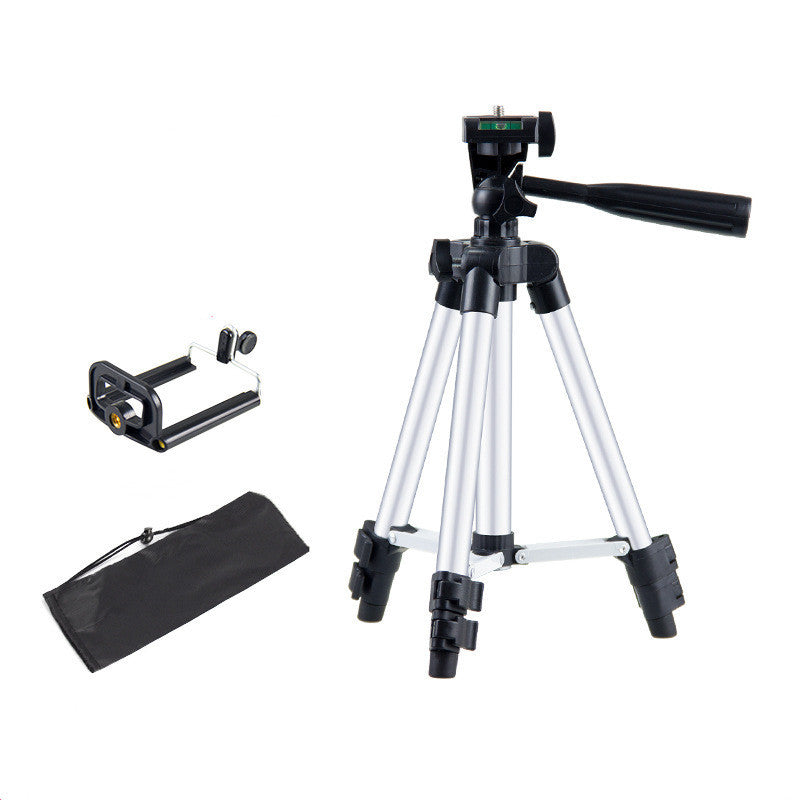 JMT-627146 Adjustable Aluminum Alloy Telescopic Tripod Stand with U-Shaped Clip - Multiple Heights Available