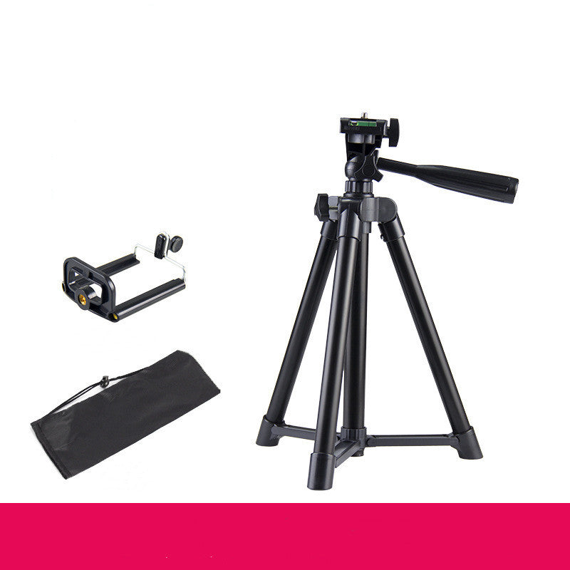 JMT-627146 Adjustable Aluminum Alloy Telescopic Tripod Stand with U-Shaped Clip - Multiple Heights Available