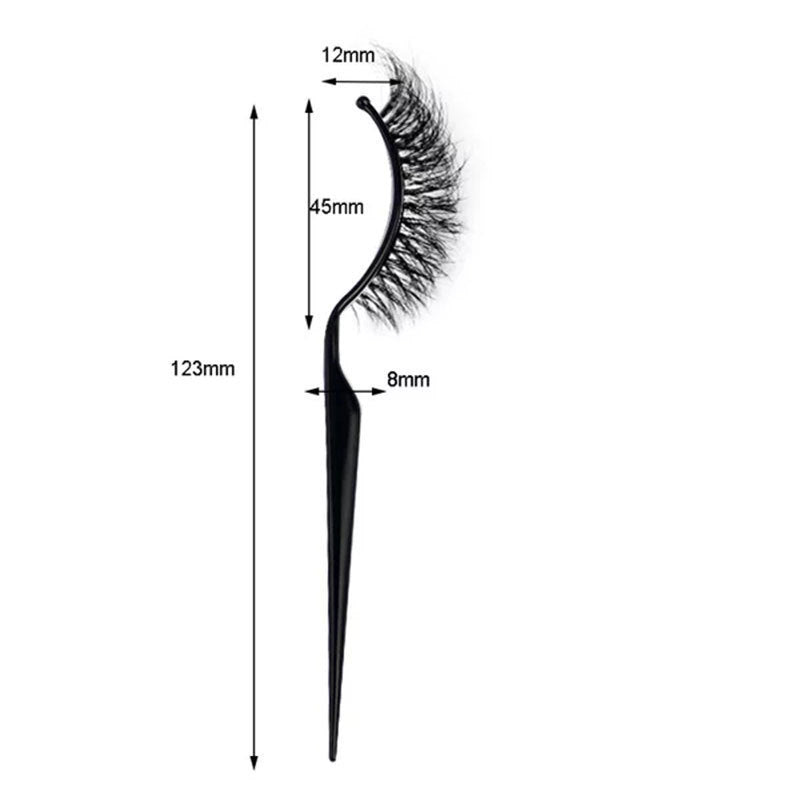JMT-627402 Eyelash Try-On Device with Display Stand and Plastic Stick for Grafting False Eyelashes
