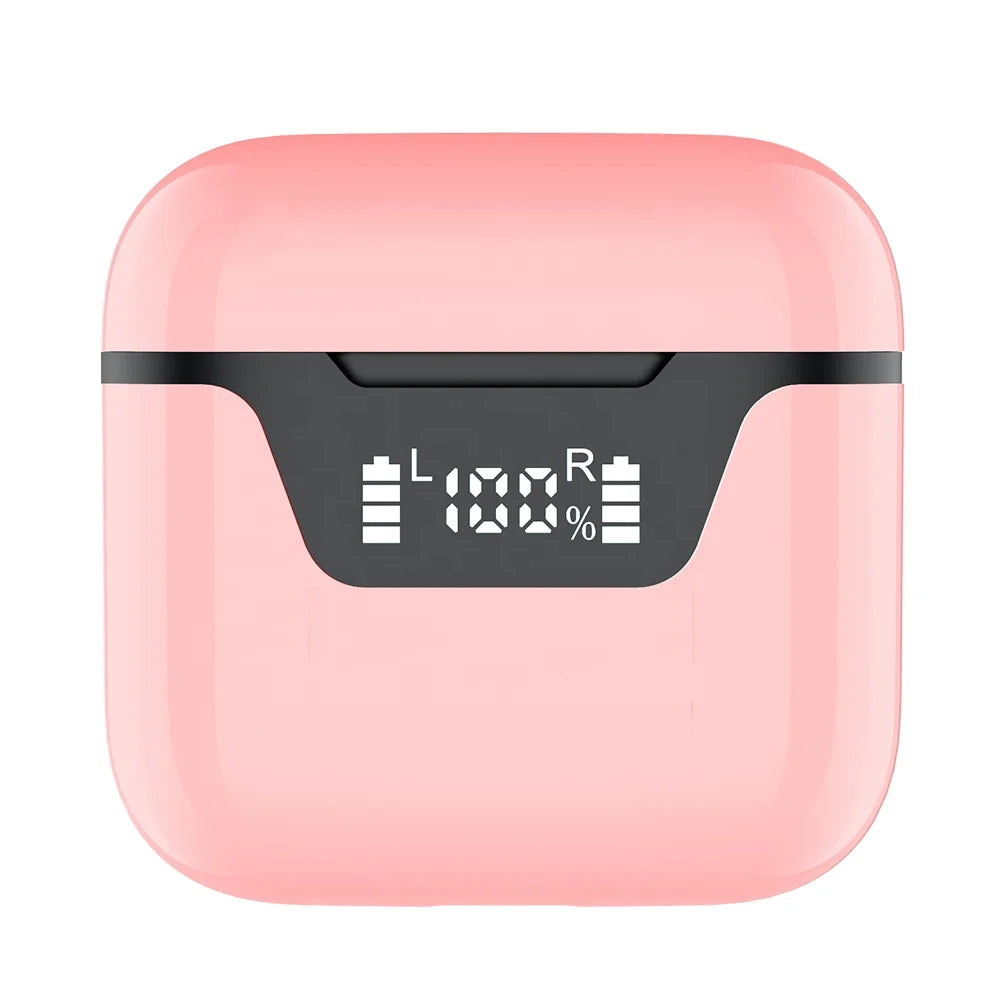 JMT-627466 Wireless Bluetooth Stereo Headset with LCD Display and Built-in Power Bank - Model J101