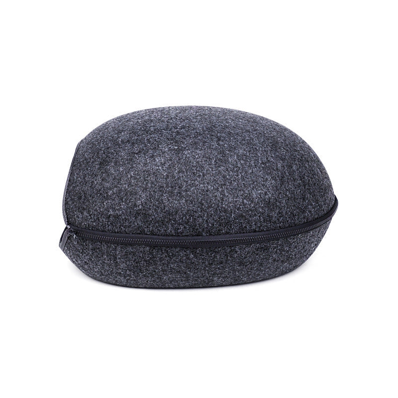 JMT-627594 Light Grey Breathable Felt Pet Nest - 47x38x25cm for Cozy Comfort
