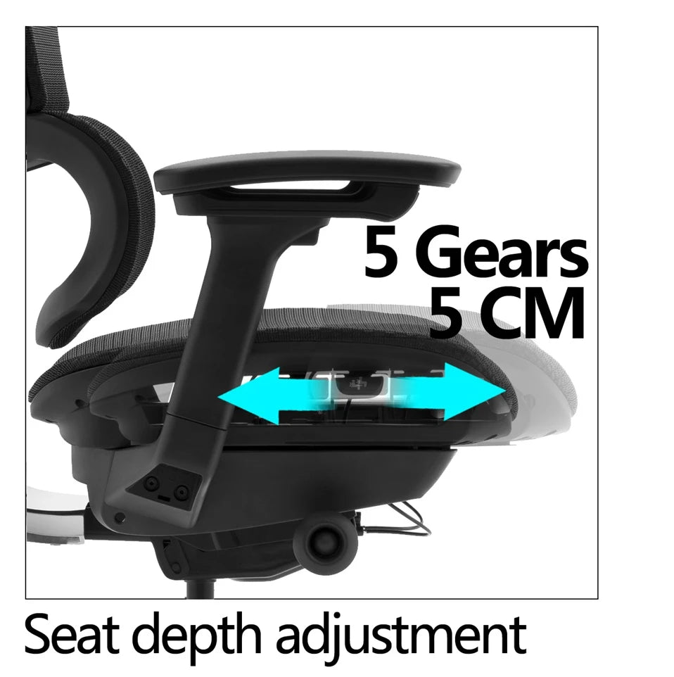JMT-627722 Ergonomic High Back Mesh Office Chair with Swivel Function for Computer Desk Use