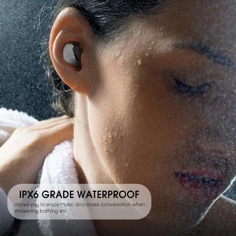 JMT-627786 Otis TWS-s8plus In-Ear True Wireless Bluetooth Headset with IPX7 Waterproof Rating