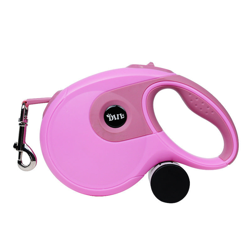JMT-627786 Retractable Dog Leash with One-Button Lock and Soft Grip Handle, 3M & 5M Length Options