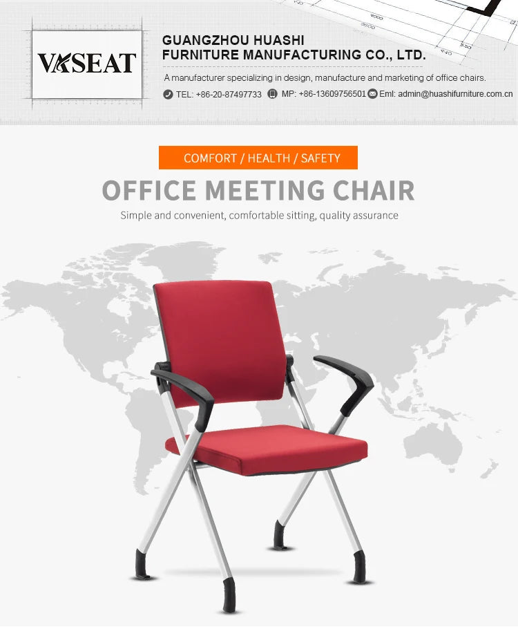 JMT-628042 Lightweight Modern Mesh Office Conference Chair with Armrest for School and Hotel Use