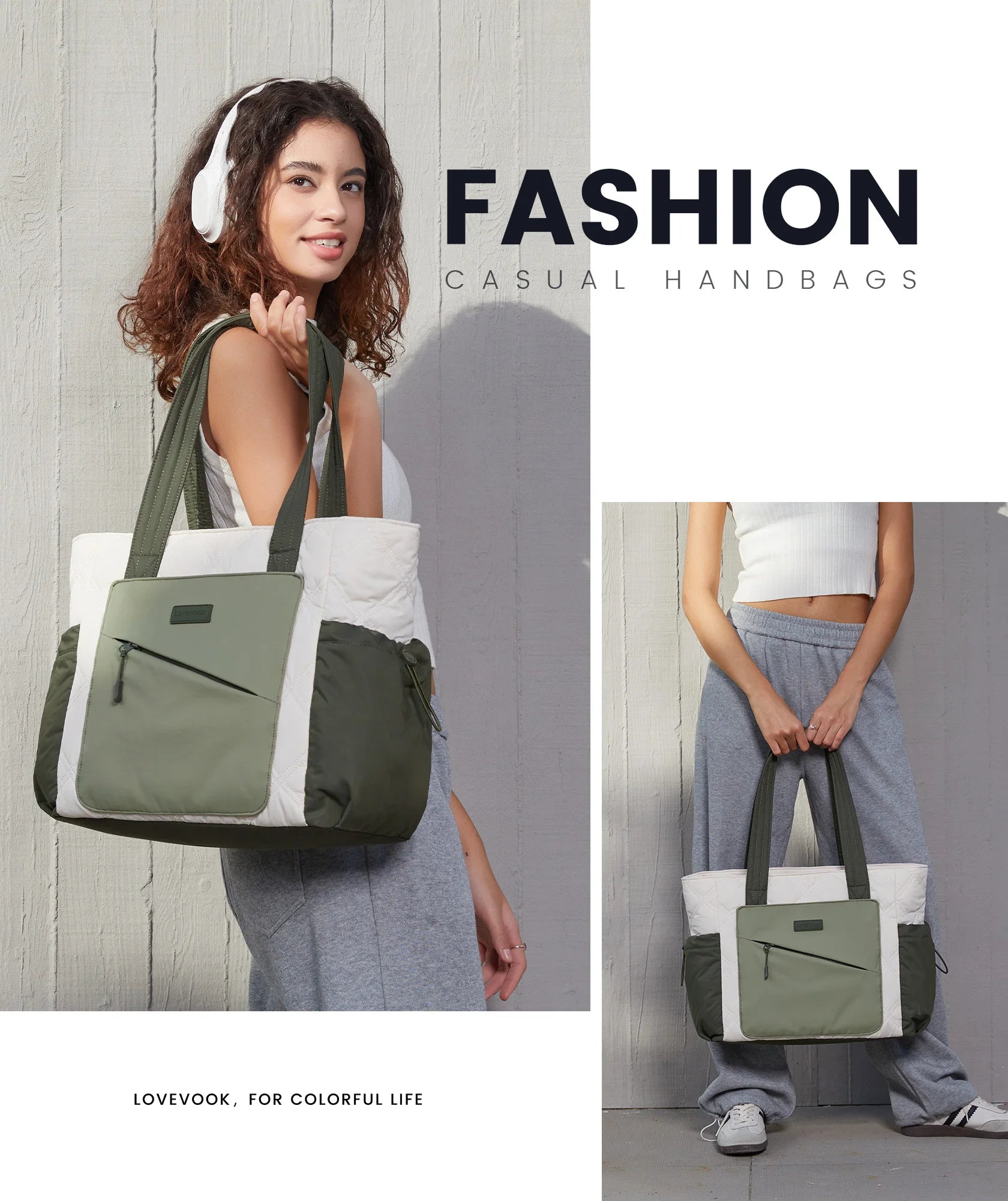 JMT-628106 Stylish 15.6 in Laptop Tote Bag for Work and Travel - Organized Folding Design