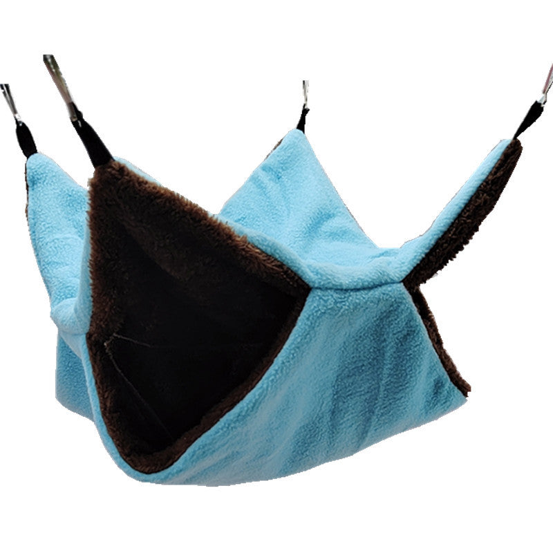 JMT-628298 Cozy Plush Warm Nest for Small Pets with Metal Clips - Available in Two Sizes