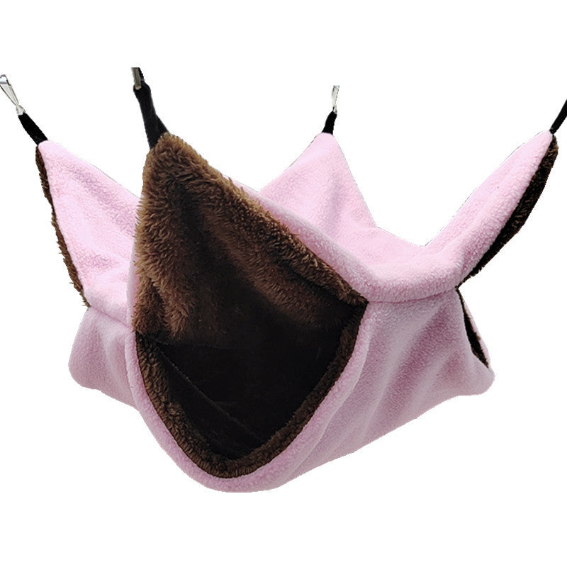 JMT-628298 Cozy Plush Warm Nest for Small Pets with Metal Clips - Available in Two Sizes