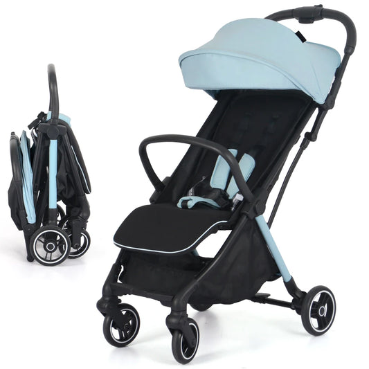 JMT-628298 Lightweight One-Hand Folding Aluminium Frame Stroller Baby Carriage Pushchair