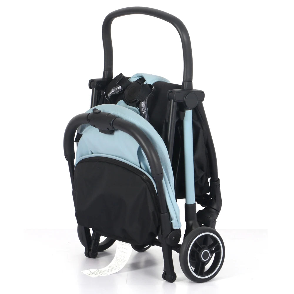 JMT-628298 Lightweight One-Hand Folding Aluminium Frame Stroller Baby Carriage Pushchair