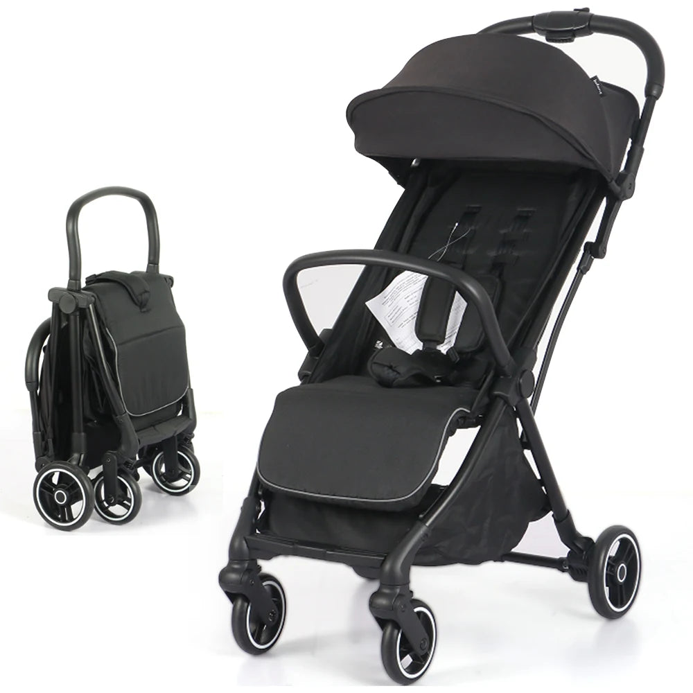 JMT-628298 Lightweight One-Hand Folding Aluminium Frame Stroller Baby Carriage Pushchair