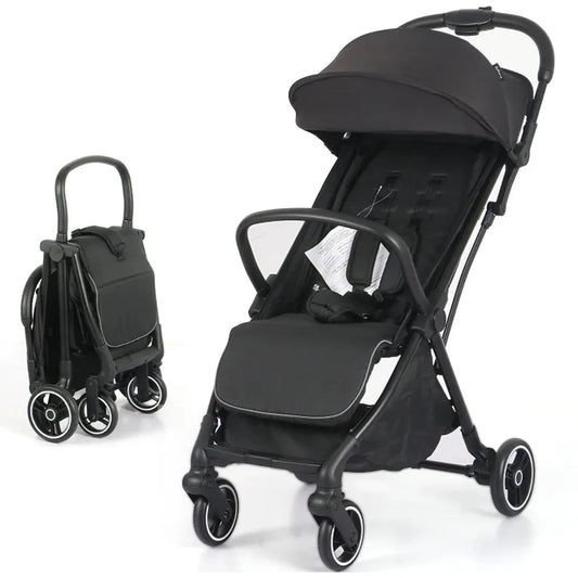 JMT-628298 Lightweight One-Hand Folding Aluminium Frame Stroller Baby Carriage Pushchair
