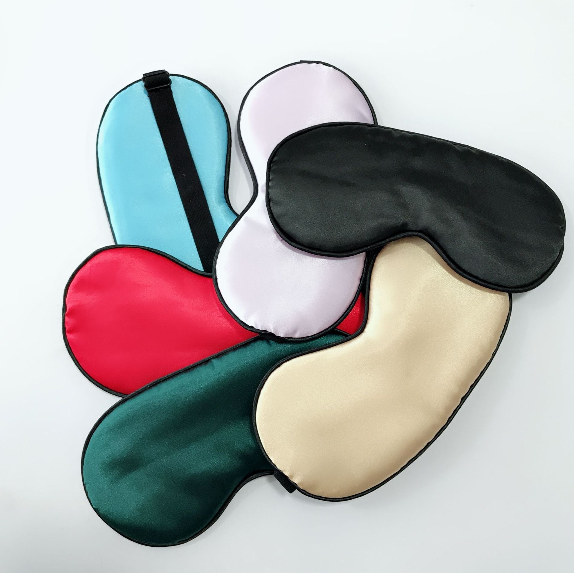 JMT-628426 Silk Sleep Eye Mask with Padded Shade for Travel and Relaxation